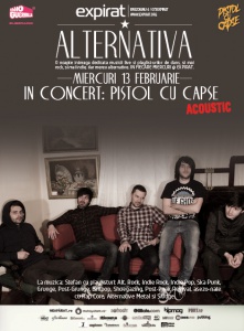 Concert acustic Pistol Cu Capse in Bucuresti